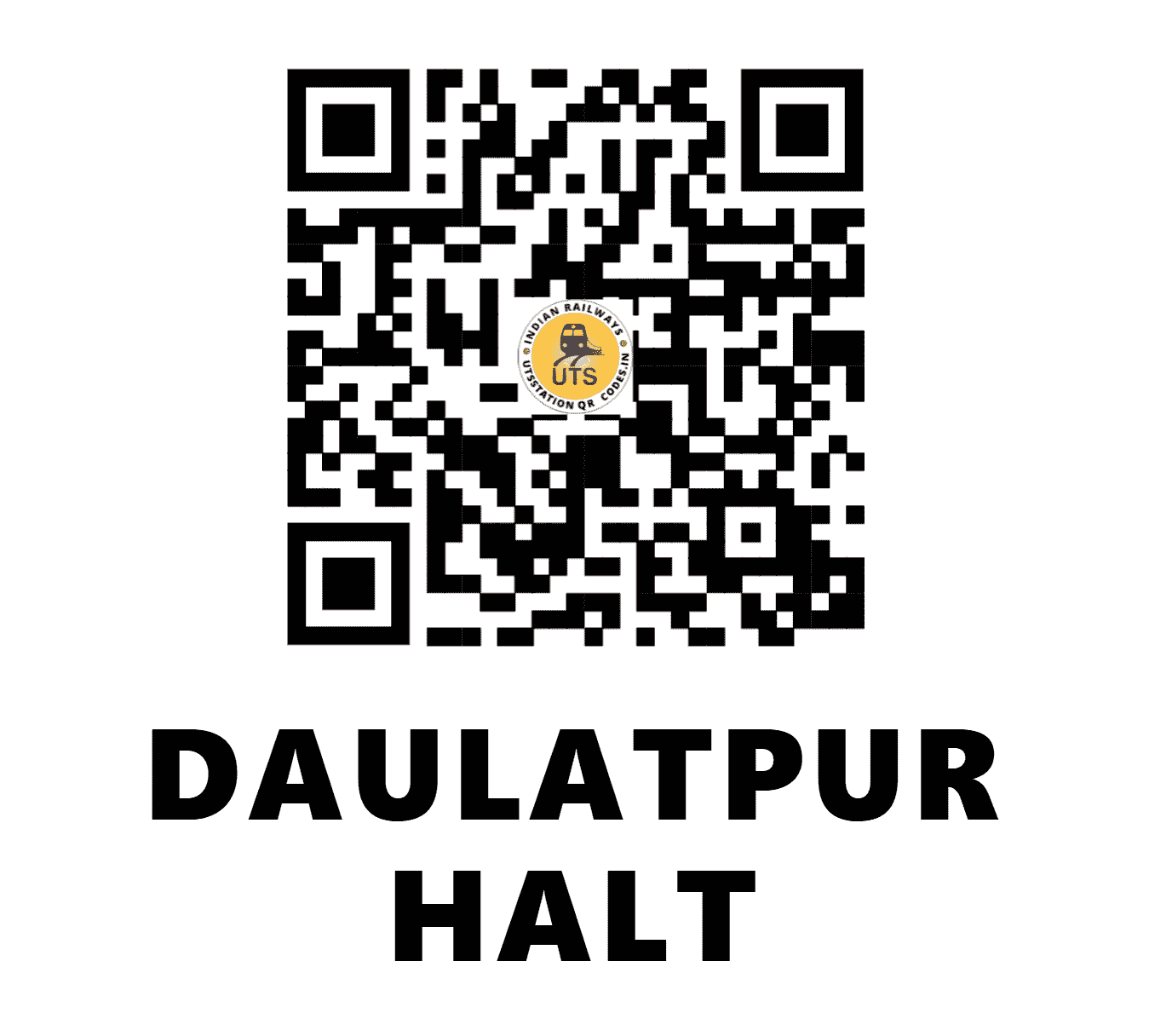 UTS QR Code for DAULATPUR HALT - DLPH - NF (WEST BENGAL)
